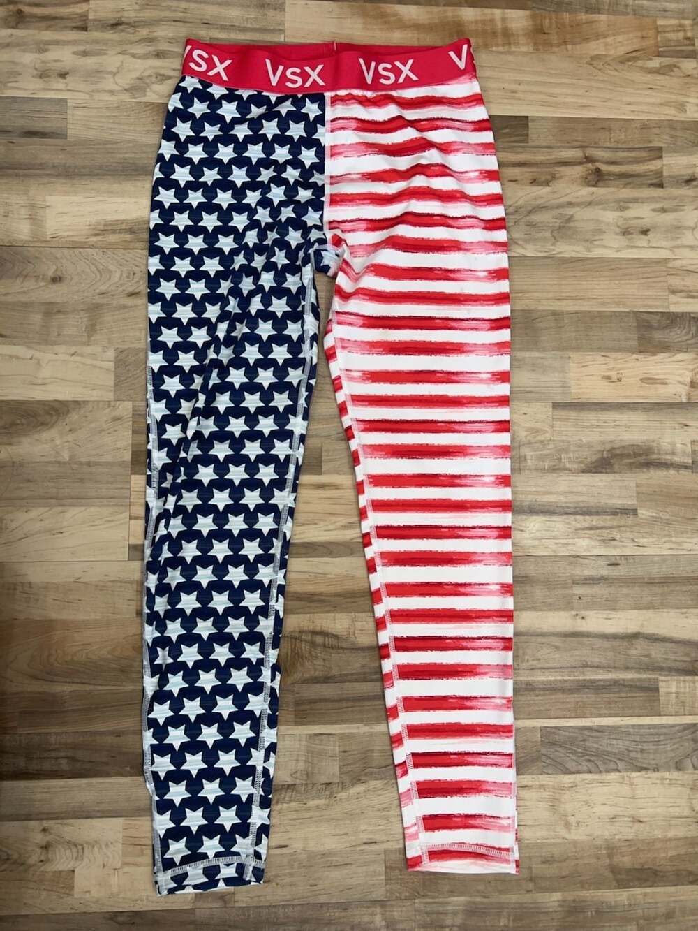 VSX Sport Victoria's Secret American Flag Leggings Size Large